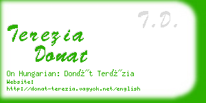 terezia donat business card